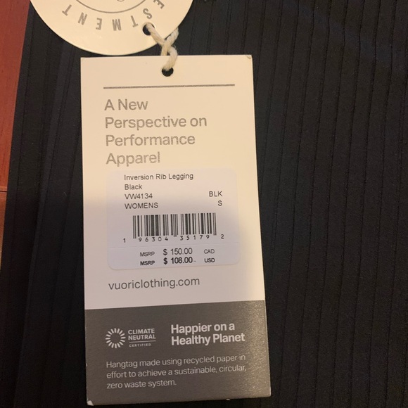 Vuori Inversion Rib Legging - Picture 7 of 7